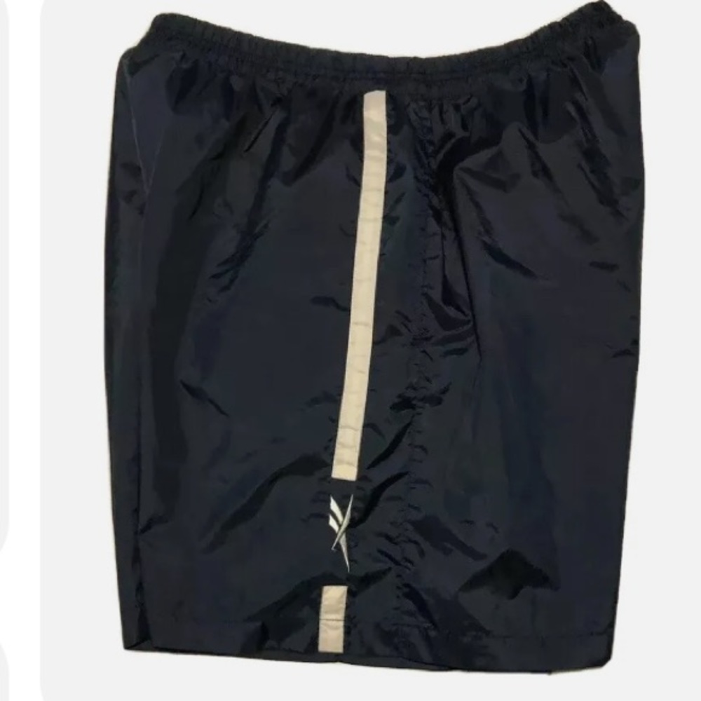 Sz XL VTG NAVY Reebok Swim Trunks  Mesh Lined With Pockets